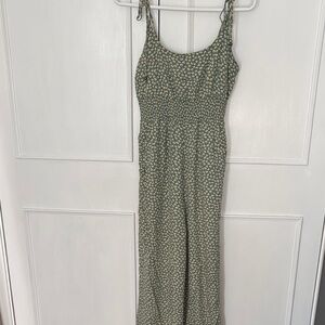 American Eagle Outfitters Green Floral Dress